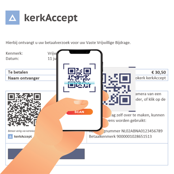 QR code kerkAccept